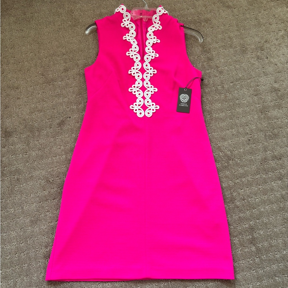Vince Camuto Hot Pink Dress